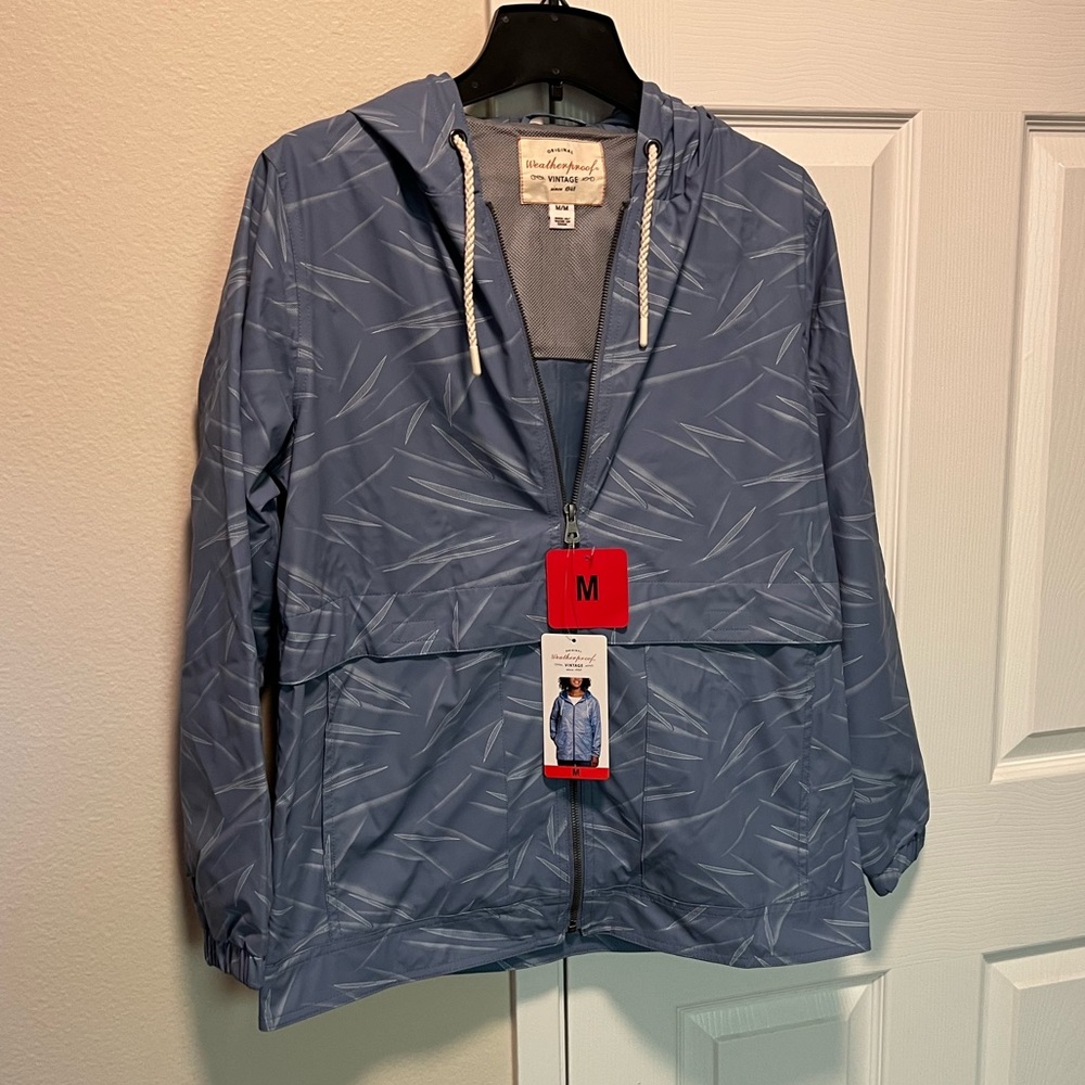 NWT Weatherproof Vintage Blue Pattern Jacket - Picture 2 of 11